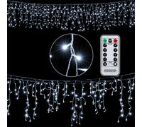 Cadena de luces LED Carámbanos Blanco frío 10m