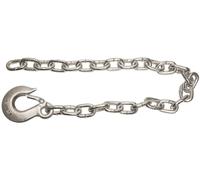 Cadena de seguridad de 3/8 x 22 pulgadas, clase 4, con ganchos deslizantes