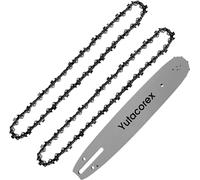 Cadena de sierra de 12 pulgadas y barra guía, accesorios de repuesto para motosierra CRAFTSMAN CMCCS620M1; CMCCS620B, compatible con ECHO CS-271T; compatible con SunJoe SWJ698E; compatible con