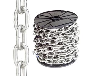 Cadena en rollo zincada 2 mm. (rollo 111 metros)