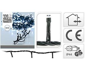 Cadena luces 320led fija blanca u. est.ax84000
