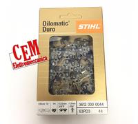 Stihl Cadena 3612 000 0044 Picco duro metal duro 1,3 mm 3/8 pulgadas 44 GL 30 cm