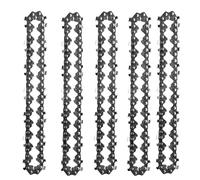 Cadena Motosierra Mini cadena de motosierra acero, accesorio sierra eléctrica, repuesto(6inch 5pcs)
