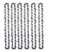 Cadena Motosierra Motosierra de cadena 16 "pulgadas, calibre 3/8" LP .050 ", 55 eslabones transmisión, semicincel, repuestos motosierra eléctrica a gasolina, poda registro(6x Chain)