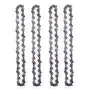 Cadena Motosierra Motosierra de cadena acero inoxidable 14 pulgadas, repuesto motosierra eléctrica semicincel 3/8 "LP .050" 52 DL for poda registro carpintería(4x Chain)