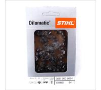 Cadena para motosierra Stihl 13RMS (de ranura completa), 1/4, 1,3 mm, 64 eslabones, para barra de 30 cm, ideal para trabajos de talla (3661 000 0064)