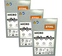 Cadena para motosierra Stihl 3x 1/4" Picco Micro 3 (PM3), 30 cm, 1/4", P 1,1 mm, 65 TG, 3 unidades (3x 36700000065)
