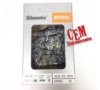Cadena STIHL Micro 3-55 Malla De 1,3-P 3/8" Motosierra Mse 200 Barra 40CM