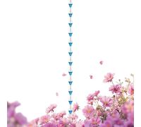 Cadenas de Lluvia para Exterior 12 Vasos Resistente Decorativo Recolector | Sustituto de Bajante de Aguas Pluviales para Agua de Lluvia en Exterior Jardín Patio Sendero Paisaje Casa