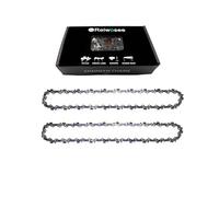 Cadenas de Motosierra para recargable mini motosierra 8 Pulgadas 2 pcs, Paso de la Cadena 1/4" Calibre de la cadena 0.043” (1.1 mm) Número de eslabones 48DL Motosierra longitud de la espada 20 cm