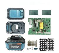 CaeorKvor - Juego de herramientas eléctricas de alta potencia de 18 V con luces LED de doble cara para mejorar la visibilidad en entornos oscuros, materiales ABS PCB, doble luz LED