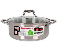 Caesar 139510 Cacerola Acero Induccion New, Multicolor, 28 cm, Plastic, Plata