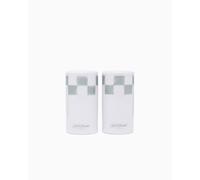 Café Kitsuné Checkerboard Porcelain Salt and Pepper Gris,Blanco Unica