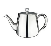 Café Olé Premium Tetera 1360 ml, para 7 personas, acero inoxidable, diseño clásico con acabado espejo, pico vertedor perfecto