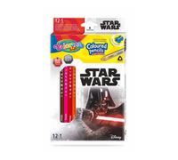 Caixa 12 Lápis + 1 Cor Colorino Disney Star Wars