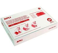 Caja 100 fundas forro libros autoajustables pvc 285mm apli 16907