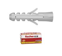 CAJA 100 TACOS FISCHER S 5mm NYLON PARA TORNILLOS DE 3-4mm