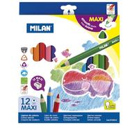 Caja 12 lápices de colores Maxi triangulares + sacapuntas