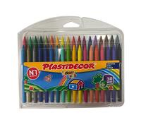 Caja 36 Ceras de Colores BIC Kids Plastidecor