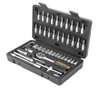 Caja 46PZ Llave De Carraca Reversible Con Dados De 1/4"