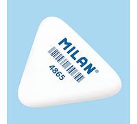 MILAN Gomas triangulares 4865, miga de pan flexible, pequeñas, caja 65 uds, colores surtidos