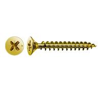 Spax International Tornillo para madera 5,0 x 50 mm cabeza plana Yellox Caja 75 uds