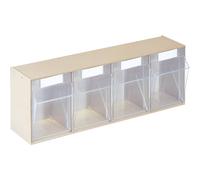 Caja abatible modular H x A x P del cuerpo 207 x 600 x 168 mm