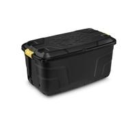 CEP Caja de Almacenamiento Strata HW440 145 Litros Apilable con Tapa Negro