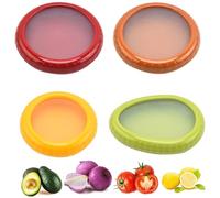 Caja Almacenamiento Frutas Silicona, Caja de Almacenamiento para Aguacate, Reusable Fruit Vegetable Containers, Silicone Fruit Storage Box, Aguacate Keeper Cebolla Contenedor, Container To Keep Fresh