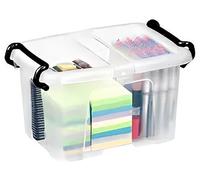 Caja almacenamiento strata by cep hw670 6 litros apilable cristal