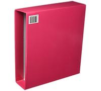 Caja archivador liderpapel de palanca carton din a4 documenta lomo 75 mm rosa - CZ32