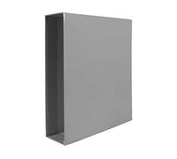 Caja archivador liderpapel de palanca carton din-a4 documenta lomo 75mm color gris - CZ27