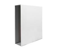 Caja archivador liderpapel de palanca carton folio documenta lomo 75mm color blanca - CZ21