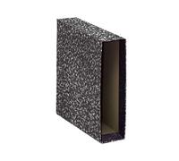 Caja Archivador PRAXTON Negro Jaspeado, Folio 75 mm.