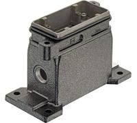 Caja base HARTING Han 10HPR, con 1 salida lateral para cables de tamaño M20, sistema de cierre por tornillo - 1 unidad