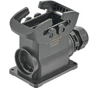 Caja base HARTING Han ECO 10B con prensaestop, 1xM32 para salida lateral de cables, con 2 soportes transversales - 1 unidad