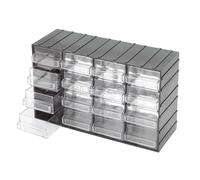 CAJA CAJONERA DE HERRAMIENTAS 16 CAJONES TIRADORES TRANSPARENTES FERVI C085/16