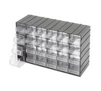 CAJA CAJONERA DE HERRAMIENTAS 24 CAJONES TIRADORES TRANSPARENTES FERVI C085/24