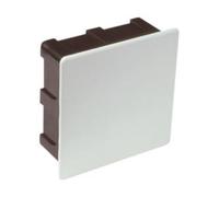 Caja conexiones cuadrada empotrar 100x100x50mm