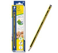 CAJA DE 12 LÁPICES B STAEDTLER NORIS Nº 1 GRAFITO. IDEALES PARA EL COLEGIO.