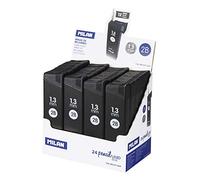 Milan Display Box 24 Tubes 12 Spare Leads 1.3 Mm Plateado Niños