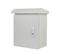 Caja de acero resistente a la intemperie para equipos electrónicos para exteriores, caja de conexiones montada en la pared con placa de montaje para protección y control de cables