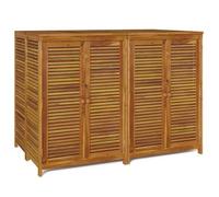 Caja De Almacenaje De Jardín Madera Maciza Acacia 140x87x104 Cm Vidaxl