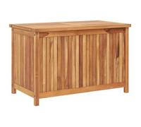 Caja De Almacenaje De Jardín Madera Maciza De Teca 90x50x58 Cm Vidaxl