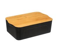 Caja de almacenaje de plástico y bambú 13,5 l