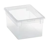 Caja de almacenaje Light Box (L x An x Al: 28 x 29,3 x 13,2 cm, Plástico, Transparente, 6 l)