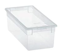 Caja de almacenaje Light Box (L x An x Al: 39,6 x 17,8 x 13,2 cm, Plástico, Transparente, 7 l)