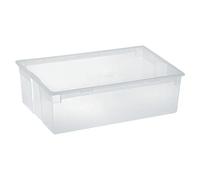 Caja de almacenaje Light Box (L x An x Al: 39,6 x 57,8 x 18,5 cm, Plástico, Transparente, 36 l)
