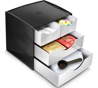 Caja de almacenamiento CEP, con 4 compartimentos, color