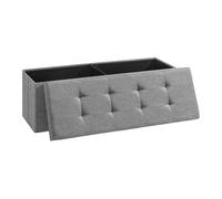 Caja de almacenamiento con 2 compartimentos interiores - l110 cm